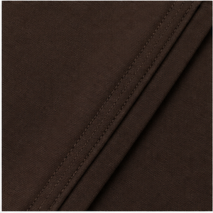 Womens Dark Brown Square Neck Elbow Sleeve <b>Cropped</b> Slim <b>Fit</b> <b>T</b> <b>Shirt</b> WTS-0108 - Product Image 6