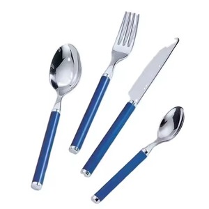 Ensemble de couverts en acier inoxydable écologiques de qualité supérieure pour la rentrée scolaire - Vaisselle élégante et moderne - Product Image 3