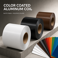 Bobine d'aluminium prélaquée sur mesure pour la découpe, le formage et la production de panneaux, avec largeur et couleur personnalisables