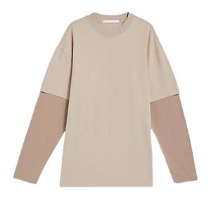 Camisetas de Manga Larga para Hombre al por Mayor, Hombros Caídos, Doble Capa, 100% Algodón, 240GSM, Alta Calidad, Mejor Material, Hecho en Pakistán - Product Image 3