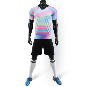 High Quality ODM OEM Customized <b>Soccer</b> Team Uniform Custom Design Logo 100% Polyester Breathable Quick Dry Football Kit Unisex - Product Image 1