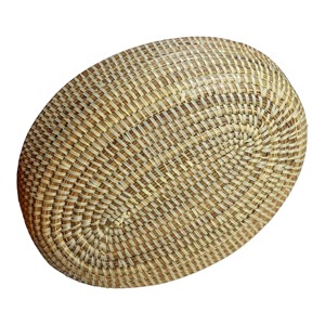 Simple woven oval seagrass <b>fruit</b> basket Handmade <b>Storage</b> Basket Wholesale eco-friendly Made in Vietnam - Product Image 2