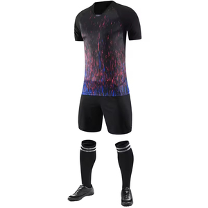 Uniformes de Fútbol para Hombre, Transpirables, de Poliéster Liso, de Secado Rápido, Conjunto de Camiseta y Pantalones Cortos de Fútbol, Kits de Fútbol OEM - Product Image 2
