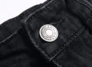 Men High Street French Terry 100% Cotton Plus Size Breathable Mid Waist Custom Printed Painted Distressed Shorts - Product Image 2