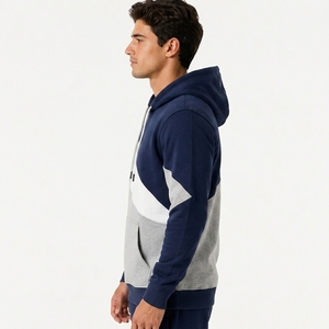 Sweat à capuche d'hiver personnalisé pour homme, vêtement tendance en polaire douce, coupe classique, coutures durables, confortable et écologique - Product Image 4