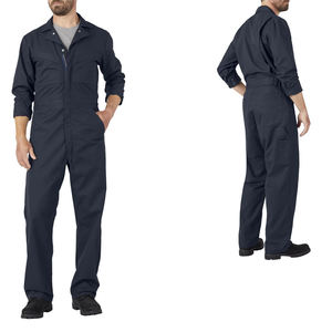 Overol de Trabajo Unisex Azul Oscuro de Poliéster Fluorescente, Impermeable y Térmico, Cómodo, de Manga Larga - Product Image 6