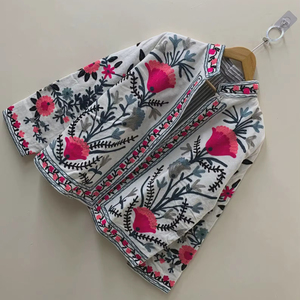 Hot Selling Velvet Suzani Jacket Handmade Embroidered Boho Ethnic <b>Coat</b> Festival Wear Designer Jacket - Product Image 1