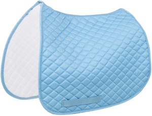 Tapis de selle de dressage personnalisé haut de gamme le plus vendu, matelassé en mélange de laine, respirant, confortable, pour crans hauts, polyvalent - Product Image 3