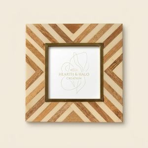 Handmade <b>Rustic</b> Modern Geometric Wood Tabletop Vase for Wedding Home Decor - Product Image 4