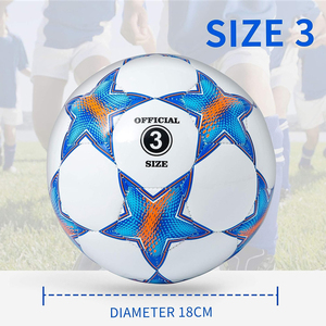 Balón de Entrenamiento de Fútbol Soccer Talla 3 y 4, PU PVC, Logotipo Personalizado para Niños Escolares, Fabricante OEM - Product Image 3
