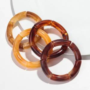 Handmade Resin <b>Bangles</b> & <b>Bracelets</b> Women's Classic Style H a CRAFT Brand Daily Wear Violet Purple Jade Round - Product Image 6