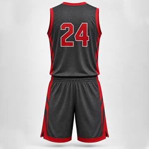 Conjunto de Uniforme de Baloncesto Moderno, Jersey de Malla Heather, Pantalones Cortos a Juego, Costuras Reforzadas, Ropa Deportiva para Equipos, Proveedor Mayorista - Product Image 3