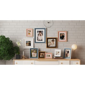 Bamboo <b>Photo</b> <b>Frame</b> with Metal Corner Handmade for Lightweight Tabletop | Aqudus Saleem Moradabad - Product Image 3