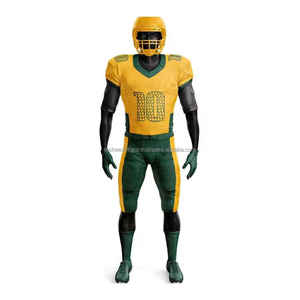 Uniforme Deportivo de Fútbol Americano Corto de Poliéster 100% Transpirable de Secado Rápido con Impresión Digital de Logotipo Personalizado de Alta Calidad - Product Image 4