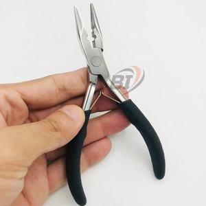 Nano <b>Beads</b> Plier with Teeth Strong Grip Eco-Friendly Black Foam Grip On Handle Custom Logo <b>Hair</b> <b>Extension</b> Tools Pliers - Product Image 1