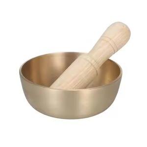 ขันโลหะบำบัดแบบทิเบตโบราณ สำหรับการทำสมาธิบำบัดด้วยเสียง เหมาะสำหรับการฝึกโยคะ - Product Image 2