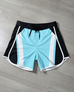 Custom Black Blue <b>Men</b> Surf Board Shorts Quick Dry Swim <b>Trunks</b> Sublimation Printed Beach Water Sports Shorts Factory OEM ODM - Product Image 6