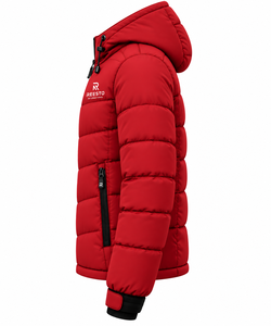 Veste matelassée d'hiver de haute qualité à manches longues avec logo personnalisé, imperméable et chaude pour homme, veste matelassée OEM, streetwear tendance, dernières vestes - Product Image 4