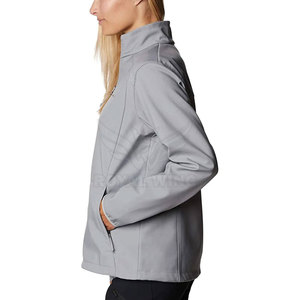 Windproof <b>Waterproof</b> <b>Breathable</b> Heated Knitted Softshell <b>Jacket</b> for <b>Women</b> and Men Winter Outdoor Regular Fit Polyester - Product Image 5