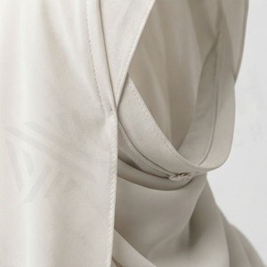 Hiyab de Chifón de Color Sólido para Mujer, Transpirable, para Uso Diario, Pañuelo Étnico de Oriente Medio - Product Image 4