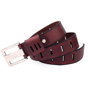 Cinturón de Cuero Genuino para Hombre con Logotipo Personalizado, Hebilla Ancha de Piel de Vaca Vintage, Correa Casual para la Cintura, Cinturones de Lujo para Hombre al por Mayor OEM - Product Image 2