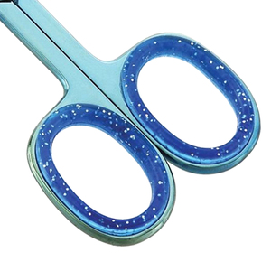 Fournisseur OEM ODM de ciseaux à cuticules en acier inoxydable, manches à motif galaxie, lame pointue et affûtée, logo personnalisé, ciseaux de manucure - Product Image 4