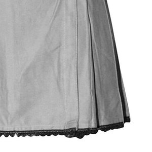 Kilt utilitaire en coton bleu marine fait main pour femmes - Kilt écossais de travail robuste avec poches cargo spacieuses - Product Image 3