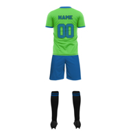 Maillot de football rétro vintage unisexe personnalisé 100 % polyester respirant, ensemble uniforme de football imprimé par transfert thermique, short pour adultes