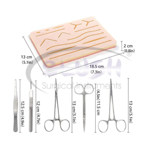 Stainless Steel <b>Suture</b> Practice <b>Kit</b> for Medical Students Orthopedic Surgical Instruments Training by Blush Surgical - Product Image 4