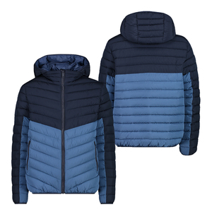 Blousons matelassés à capuche pour hommes, manches longues, coupe classique, fermeture éclair, légers, coupe-vent, chauds, pour l'hiver, vente en gros - Product Image 1
