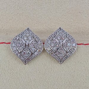 Round Cut Natural Diamond Ladies <b>Stud</b> Earrings Womens 1.29 Cttw 925 <b>Sterling</b> <b>Silver</b> Prong Set Trendy Wholesale Jewelry - Product Image 6
