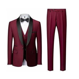 Costume Homme 3 Pièces Marron Respirant pour Affaires, Mariage, Tenue Décontractée ou de Soirée en Extérieur - Product Image 2