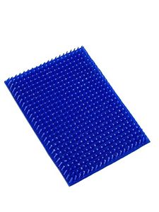 Tapis de nettoyage en silicone bleu à poils denses pour instruments chirurgicaux - Product Image 3