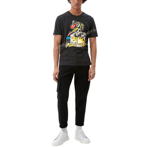 Camiseta de Manga Corta Casual para Hombre de Alta Calidad, 100% Algodón, Impresión Personalizada, Transpirable, de Secado Rápido, Venta al Por Mayor - Product Image 2