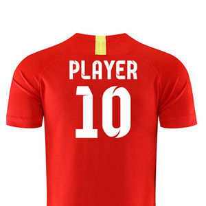 Conjunto de Uniforme de Fútbol Personalizable - Manga Corta 100% Algodón de Secado Rápido Unisex para Adultos - Product Image 5