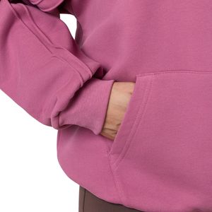 Sudadera con Capucha Oversize Rosa Berry para Mujer, de Forro Polar, Manga Larga, Estilo Casual Urbano, Ajuste Relajado, Suave al Tacto y Cómoda - Product Image 4