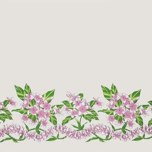 Nouvelle jupe polynésienne à imprimé floral brodé, légère, 100 % coton, taille froncée, élégante, pour l'automne et la plage - Product Image 6