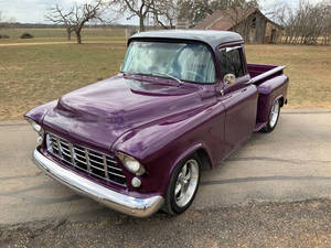 Top Sale Old Model Used 1956 <b>3100</b> 350 V8 Pickup Truck Purple Color READY TO SHIP TODAY - Product Image 4