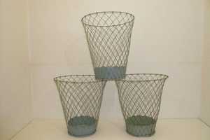 <b>Large</b> Capacity Metal Waste <b>Bin</b> for Kitchen Bathroom Bedroom - Product Image 5