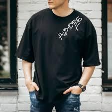 T-shirt graphique surdimensionné en coton premium, vêtements décontractés pour homme de haute qualité, t-shirt imprimé pour homme, logo personnalisé, impression à l'écran, streetwear - Product Image 1