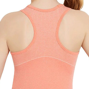 Débardeur athlétique rose pour femme, séchage rapide, évacuation de l'humidité, option logo personnalisé, 100% coton, débardeurs pour femme - Product Image 6