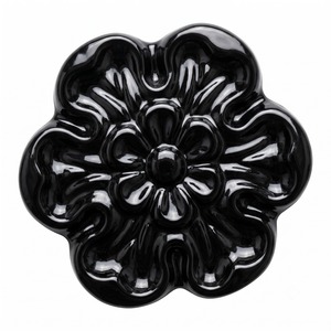 Pomo de Cajón con Diseño Floral, Hierro Fundido Negro, Herraje Clásico para Gabinetes de Cocina, Pomos Vintage Hechos a Mano, Precio Económico - Product Image 4