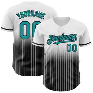 Chemise de baseball pour homme personnalisée avec broderie professionnelle par sublimation et effet dégradé, modèle 2026 - Product Image 3