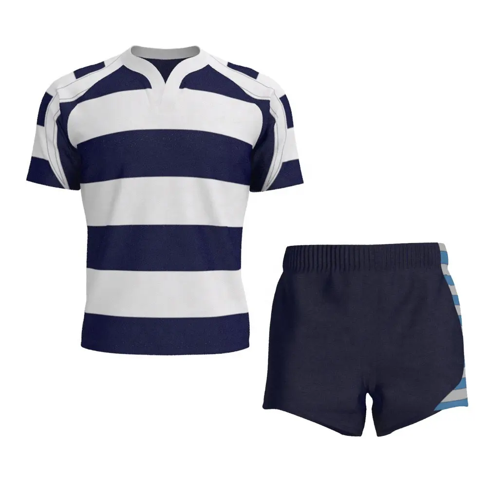 Rugby Uniform 100% Polyester Professional Sports Rugby Jersey Quick-drying And Breathable Rugby Uniform