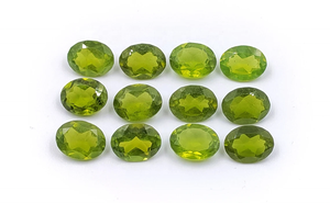 พลอยเวสโซไนต์สีเขียวธรรมชาติคุณภาพ AAA รูปทรงวงรีเหลี่ยมเพชรพลอยขนาด 9*7 มม. พลอยธรรมชาติ 100% สำหรับทำเครื่องประดับ ราคาขายส่ง - Product Image 3