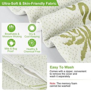 Cuscino Ortopedico Cervicale in Memory Foam di Bambù, Supporto per il Collo, Cuscino Traspirante - Product Image 4