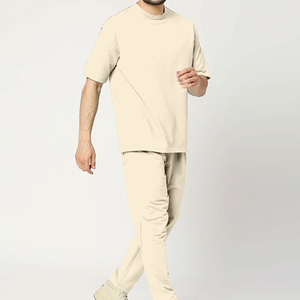 Conjunto de Camiseta y Pantalones Cortos para Hombre al por Mayor, Económico, Verano, Manga Corta, Transpirable, Informal, para Correr, a la Moda - Product Image 1