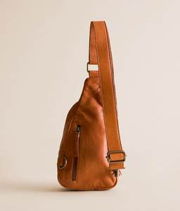 Stylish Crossbody Leather Sling Bag With Large Capacity Interior For Mobile Wallet Keys And <b>Accessories</b> - Product Image 2
