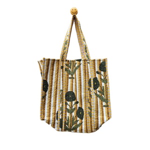 Bolso de Mano Tipo Tote, Hecho a Mano, Acolchado de Algodón, Estilo Bohemio Vintage, Anti-Robo, Portátil, para Mujer, Regalo, Compras, Bolso de Hombro - Product Image 1