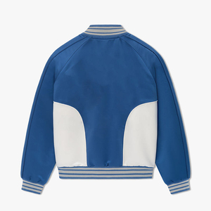 Veste universitaire personnalisée pour hommes, en laine avec manches en cuir, logo brodé, veste de baseball, fabricant et fournisseur - Product Image 2